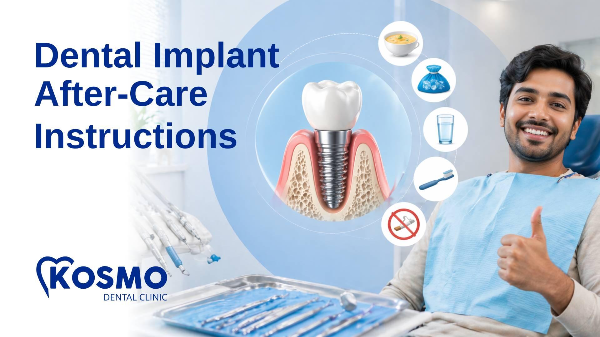 You are currently viewing Dental Implant Treatment Post-Operative Protocols